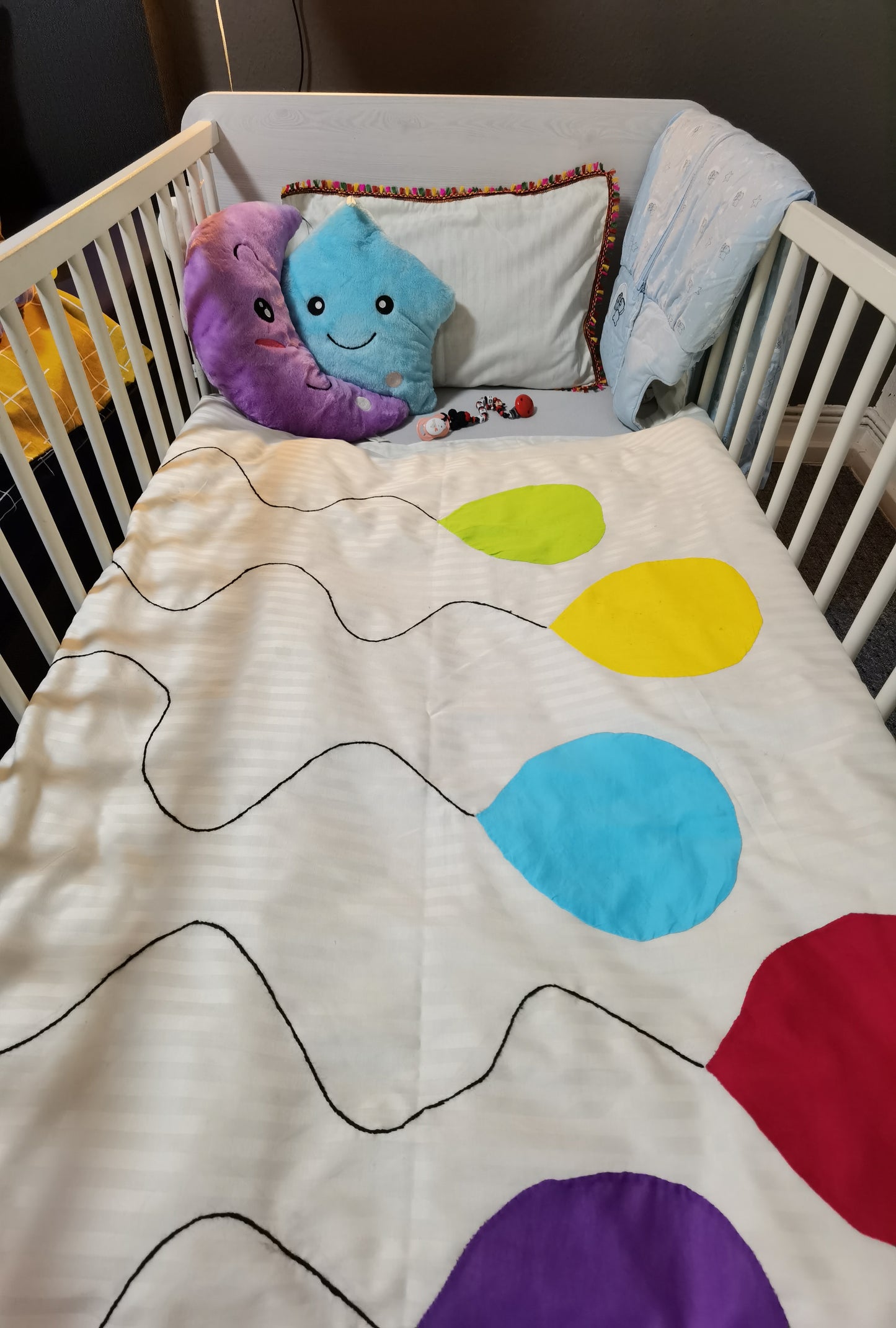 Aplic work Baby bedding set | 2-teilige Babybettwäsche ohne Füllung